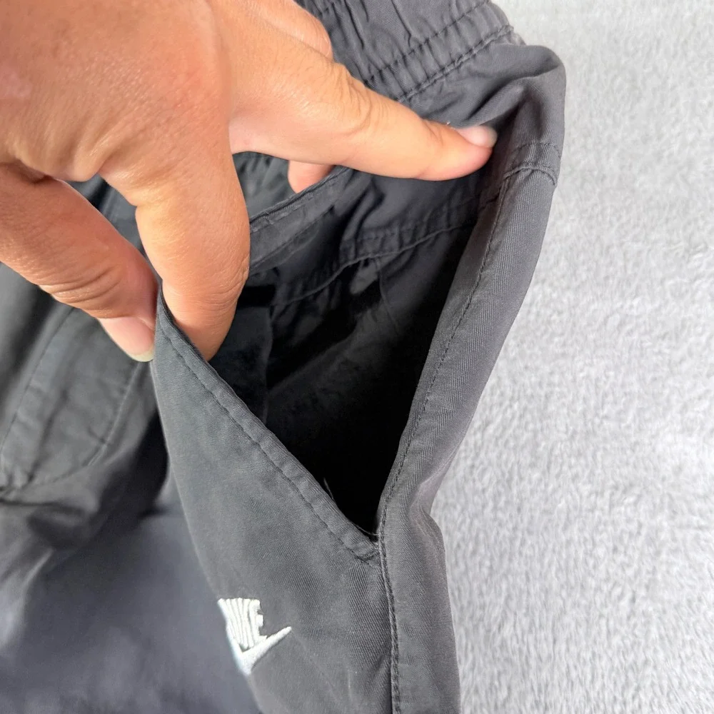 Nike Sportswear Utility Cargo Pants Elastic Waist Tapered Black Mens Medium